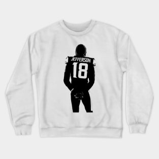 Justin Jefferson Griddy || Drawing Pencil VIntage Crewneck Sweatshirt